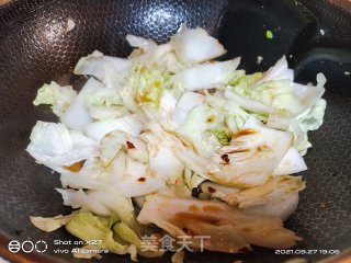 醋溜白菜梗步骤4
