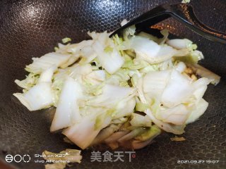 醋溜白菜梗步骤5