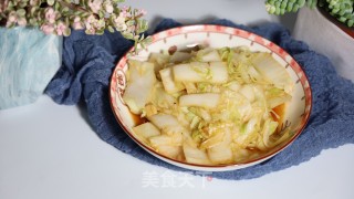 醋溜白菜梗步骤6