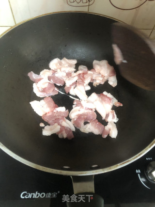 干豆角炒五花肉步骤3