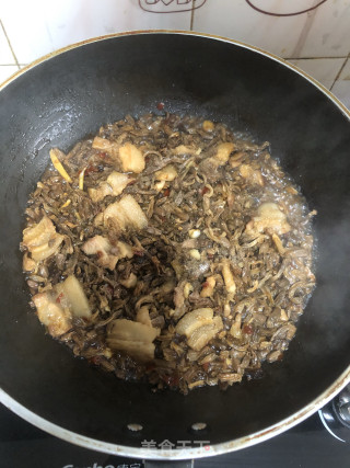 干豆角炒五花肉步骤10