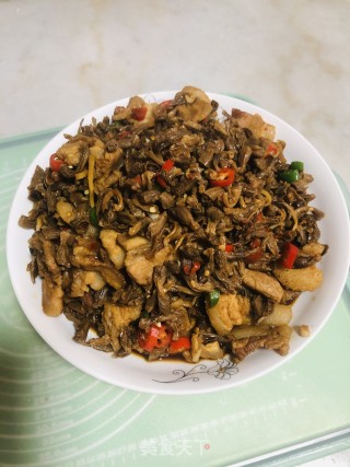 干豆角炒五花肉步骤13