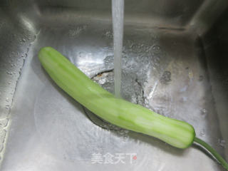 干贝烧煮夜开花步骤2