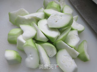 干贝烧煮夜开花步骤3