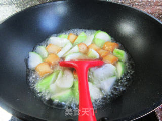 干贝烧煮夜开花步骤5