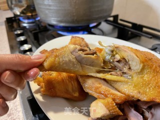 盐焗猪肚鸡步骤5