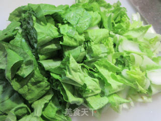 鱼豆腐炒毛毛菜步骤3