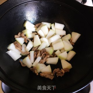 肉丝烧冬瓜步骤1