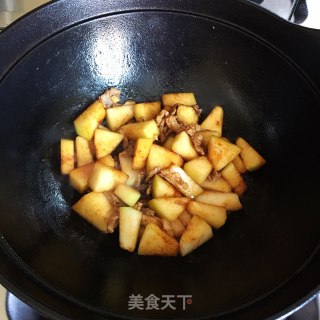 肉丝烧冬瓜步骤2
