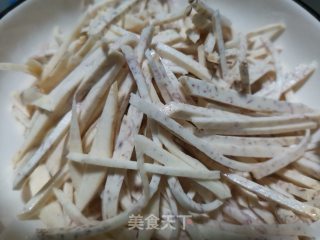 香芋丝蒸肉末步骤5