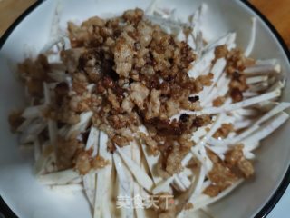 香芋丝蒸肉末步骤6