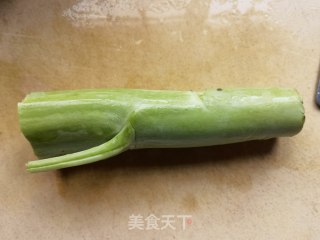 芥兰炒虾仁步骤1