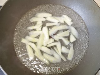 芥兰炒虾仁步骤4