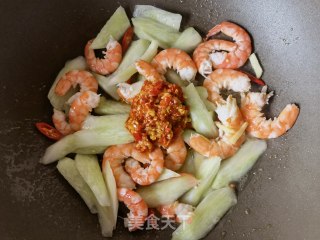 芥兰炒虾仁步骤13