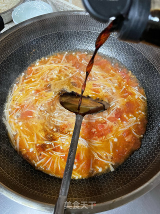 金针菇焖日本豆腐步骤7