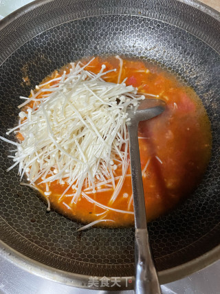 金针菇焖日本豆腐步骤6