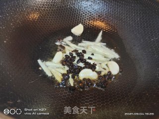 豆豉炒嫩白菜步骤2