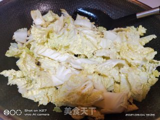 豆豉炒嫩白菜步骤3