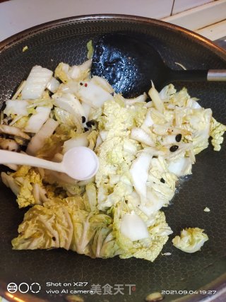 豆豉炒嫩白菜步骤4