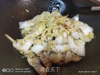 豆豉炒嫩白菜步骤5