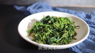 腐乳蒜香空心菜步骤5