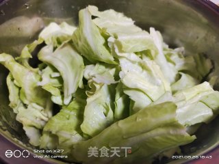 肉片炒包包菜步骤1