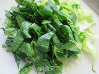 香肠炒青菜步骤3