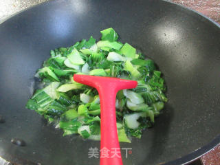 香肠炒青菜步骤6