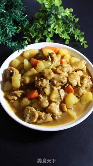 咖喱土豆焖鸡步骤9