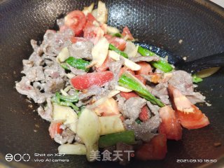嫩姜炒牛肉步骤7