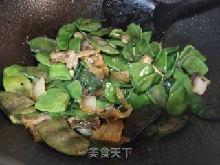 肉片炒扁豆步骤6