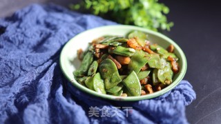 肉片炒扁豆步骤8