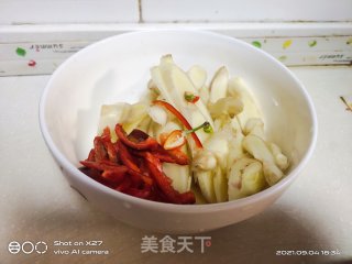 豆豉嫩姜烧鸡肉步骤1