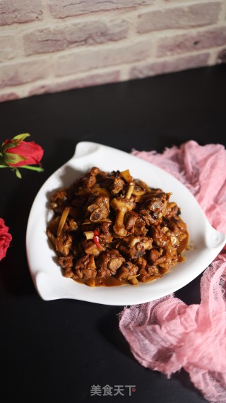豆豉嫩姜烧鸡肉步骤13