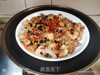 豆豉蒸鸡肉步骤5