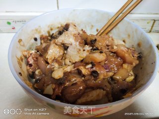 豆豉蒸鸡肉步骤4