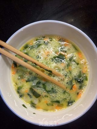 裙带菜厚蛋烧步骤3