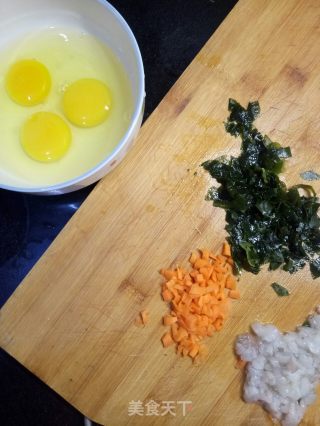 裙带菜厚蛋烧步骤2