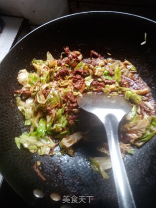 白菜牛肉丝步骤19