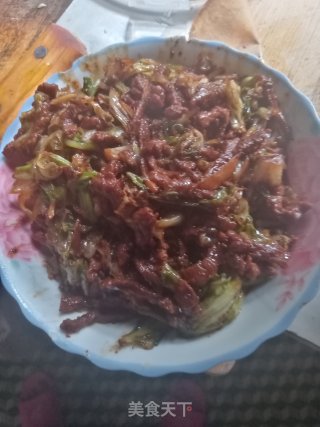 白菜牛肉丝步骤22