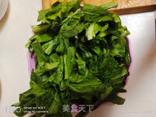 蒜香油麦菜步骤2
