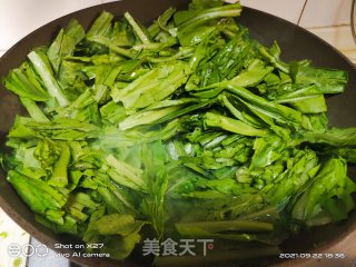 蒜香油麦菜步骤5