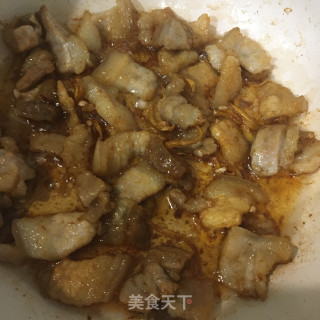 五花肉炒苦瓜步骤4
