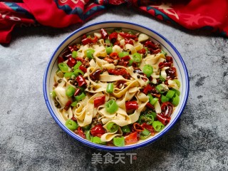 青红椒炒千张步骤11