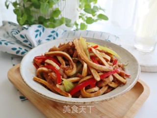 肉丝炒香干步骤11