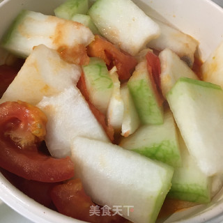 大排西红柿烧冬瓜步骤7