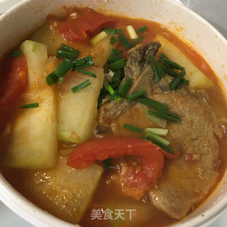 大排西红柿烧冬瓜步骤8