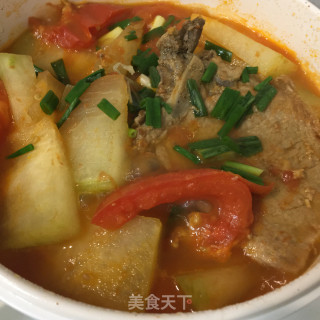 大排西红柿烧冬瓜步骤9