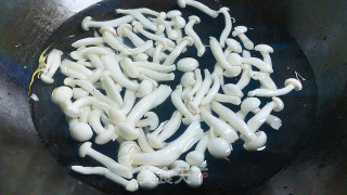 小炒白玉菇步骤2