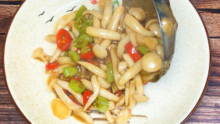 小炒白玉菇步骤14